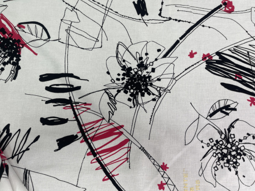 Ткань лен98% эл2% Корея