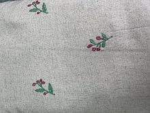 Ткань вышивка лен100% Корея