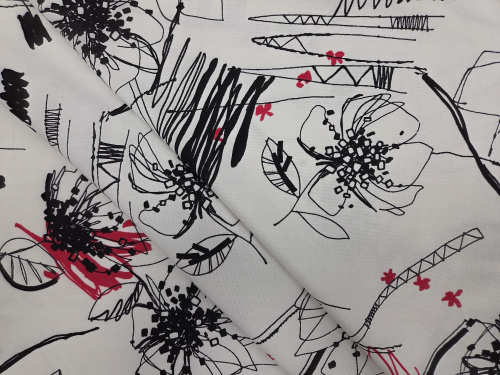 Ткань лен98% эл2% Корея фото 4