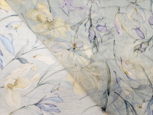 Шифон натуральный шелк100% Италия фото 2