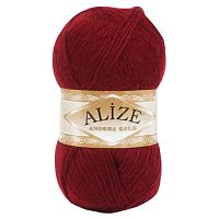 Пряжа  "ALIZE ANGORA GOLD ", 80% акрил,10 % шерсть, 10 % мохер, 100 гр