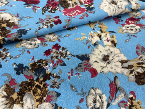 Ткань лен97%эл3% шир 130 Корея